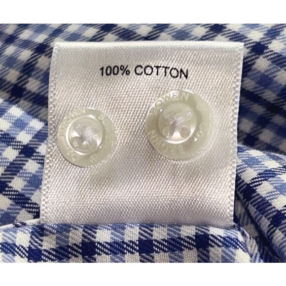 Bowen Arrow Haddrell's Point Plaid Cotton Button-Down Shirt Boy's 8/10 - Picture 6 of 7